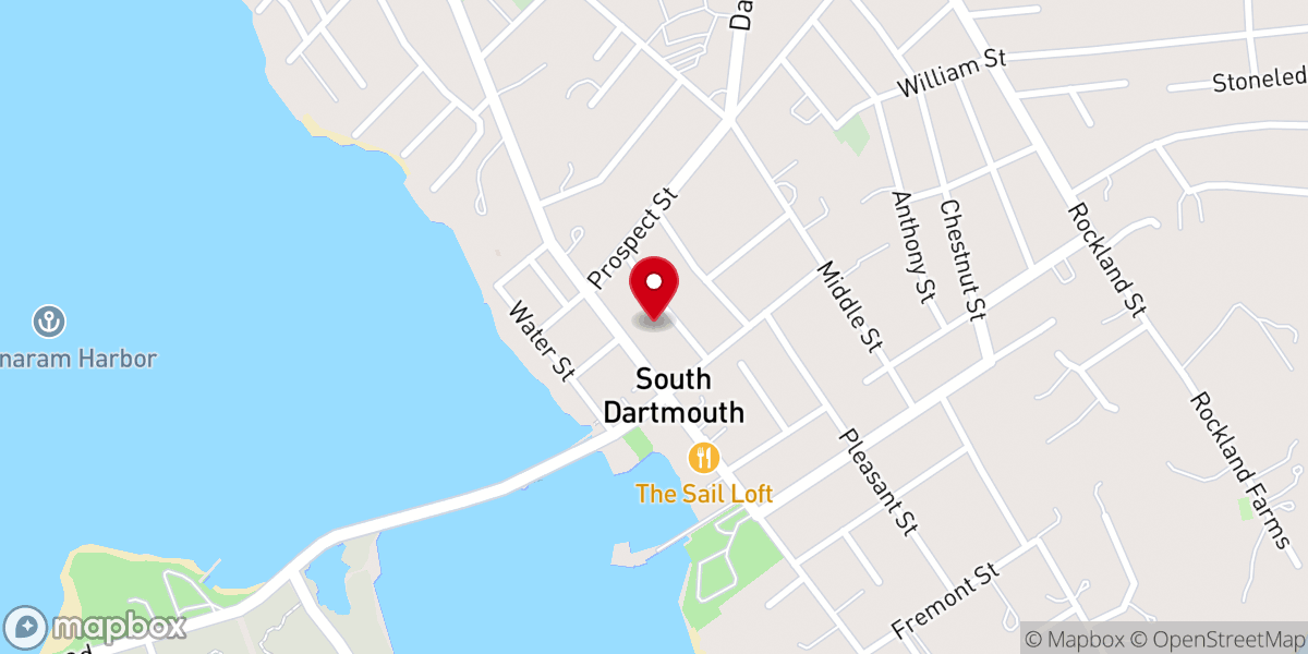 Map showing location of St Peter's Episcopal Church