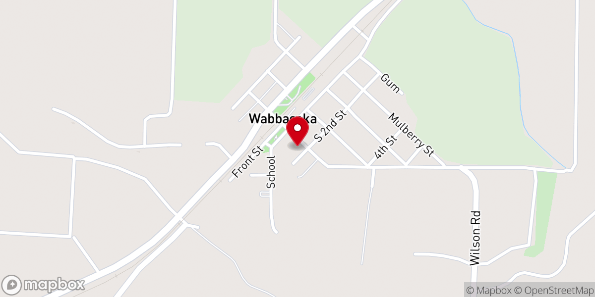 Map showing location of Star Bethel Baptist Church