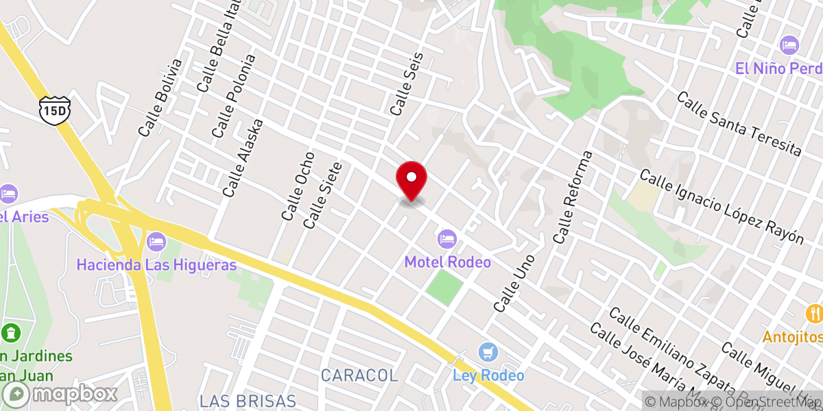 Map showing location of Cristo Vive Tepic, Nayarit