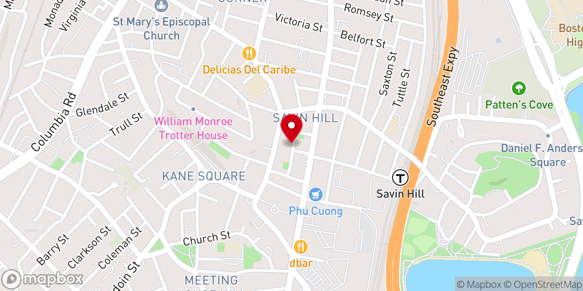 Map showing location of The Anointed Church Inc