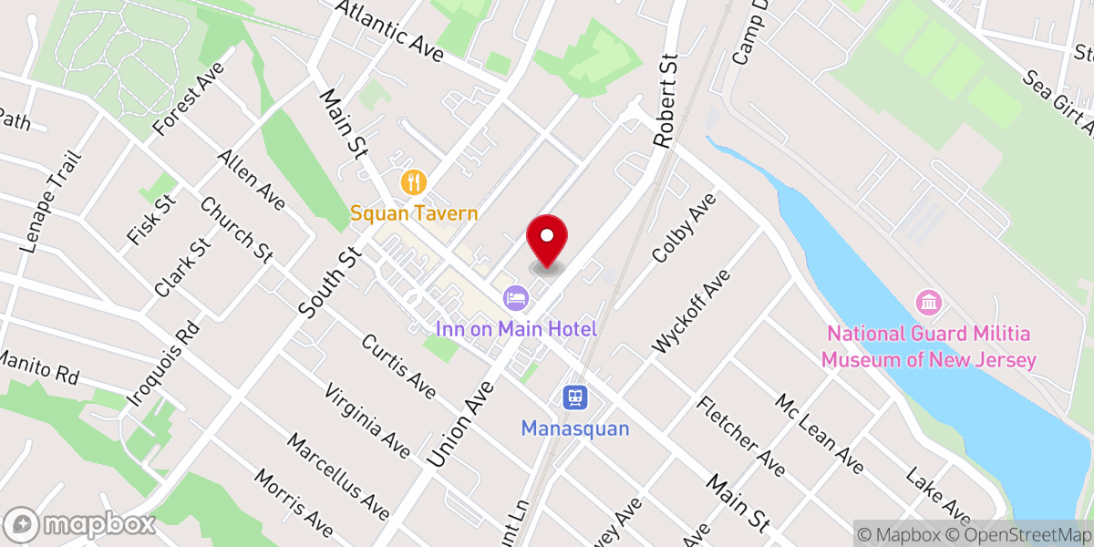 Map showing location of Hope Community Church