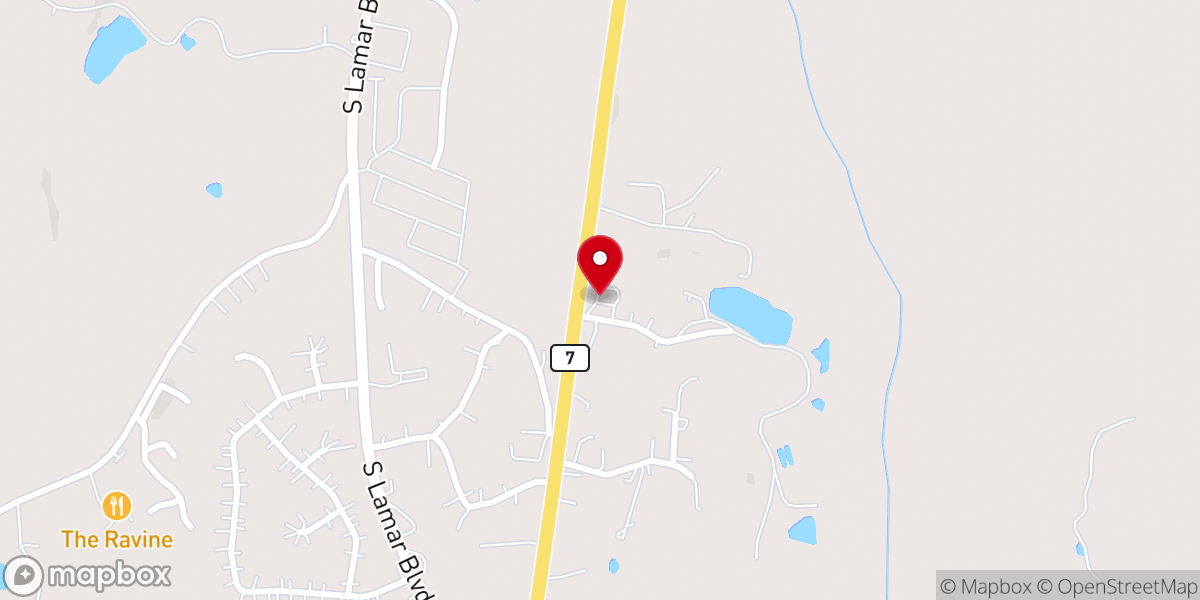 Map showing location of Oxford Nazarene Church