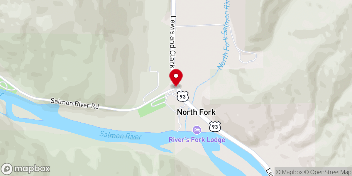 Map showing location of Frank Church Wilderness