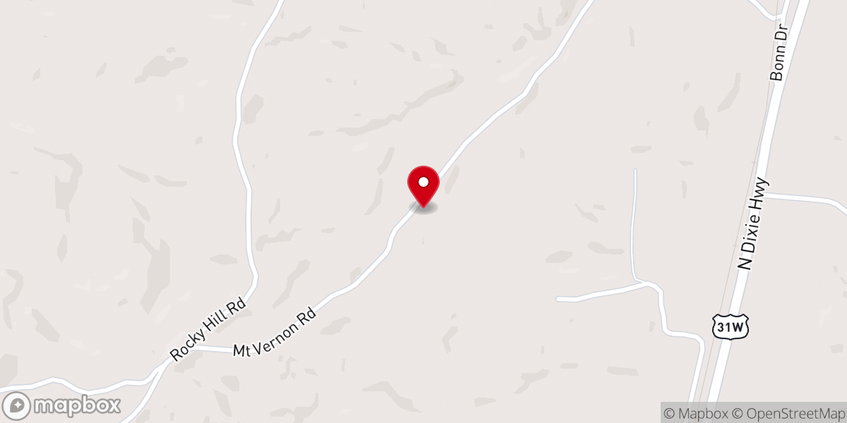 Map showing location of Mt Vernon Baptist Church
