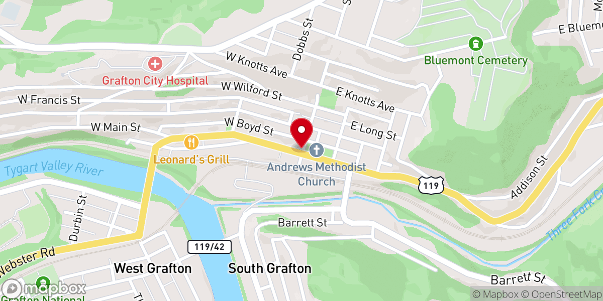 Map showing location of Light of Life Community
