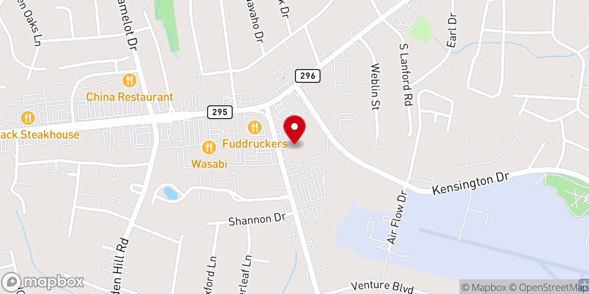 Map showing location of The Purpose Place Church