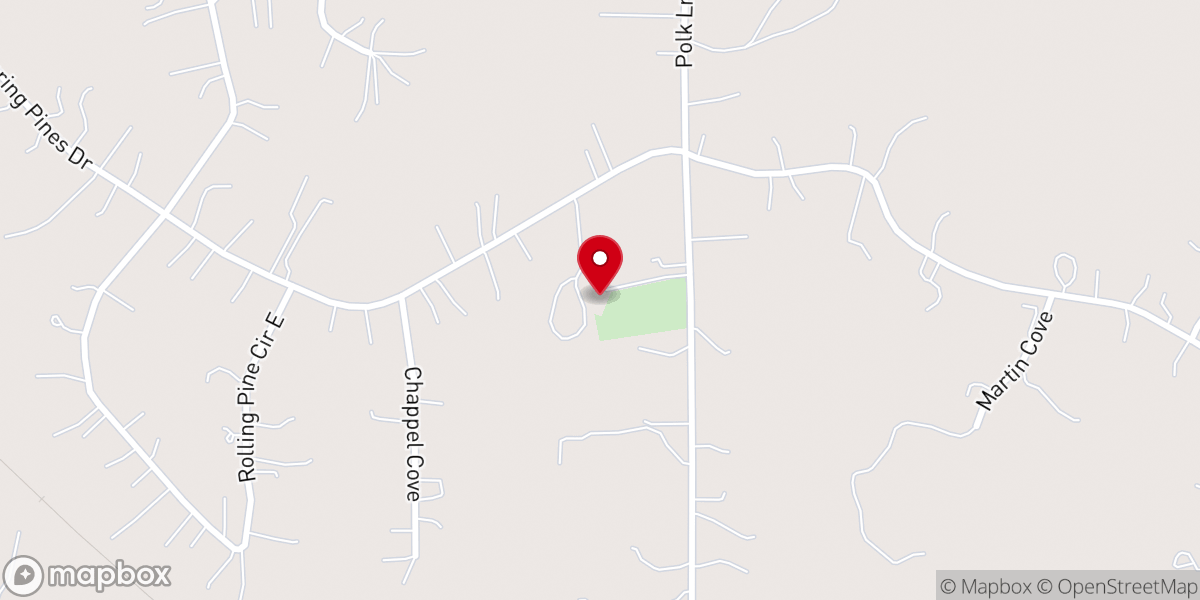 Map showing location of Botts Chapel MB Church