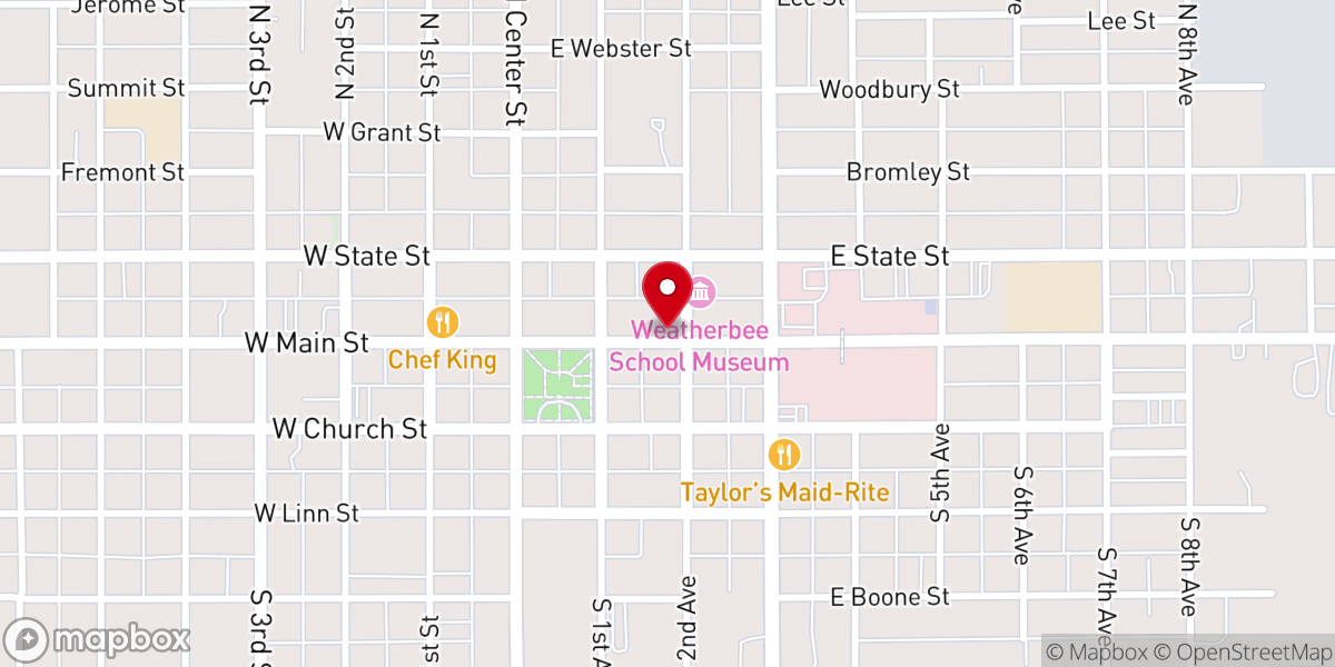 Map showing location of Restore Church