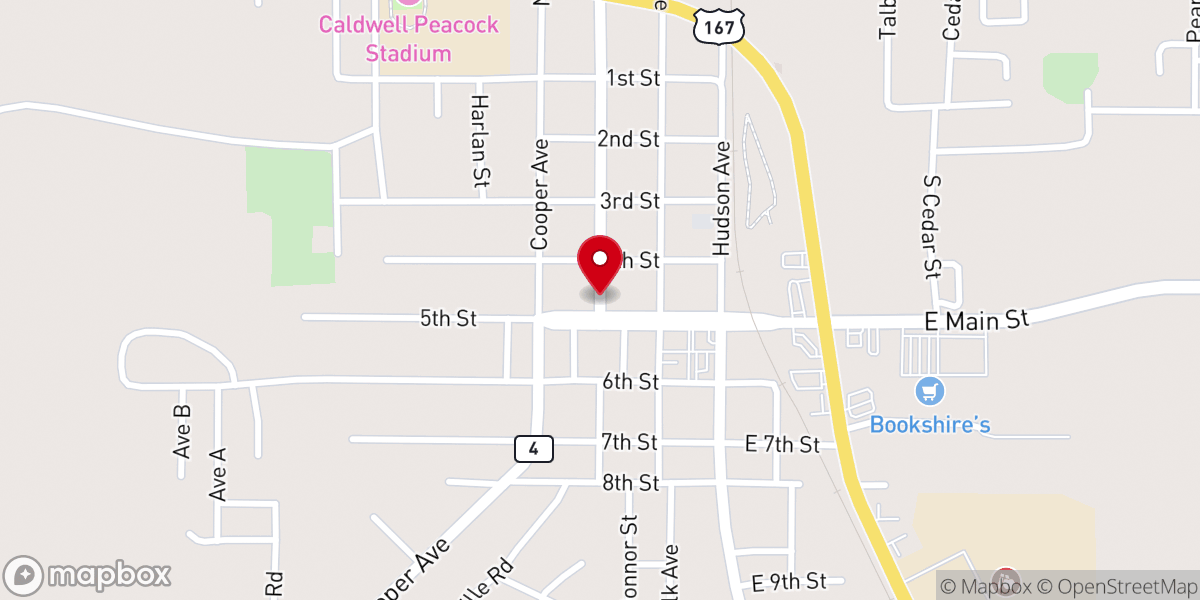 Map showing location of Joy Impact Outreach Ministries Inc