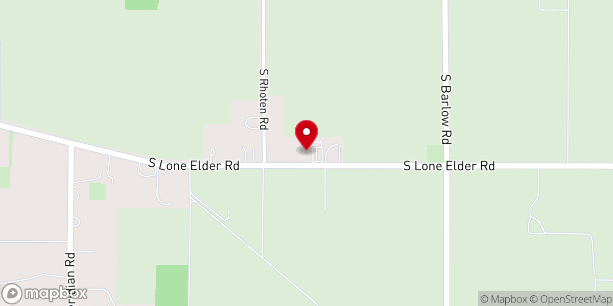 Map showing location of Calvary Mennonite Church