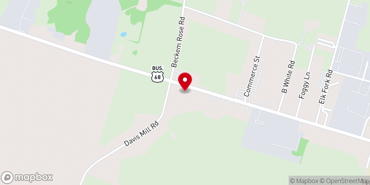 Map showing location of Westside Church of Christ