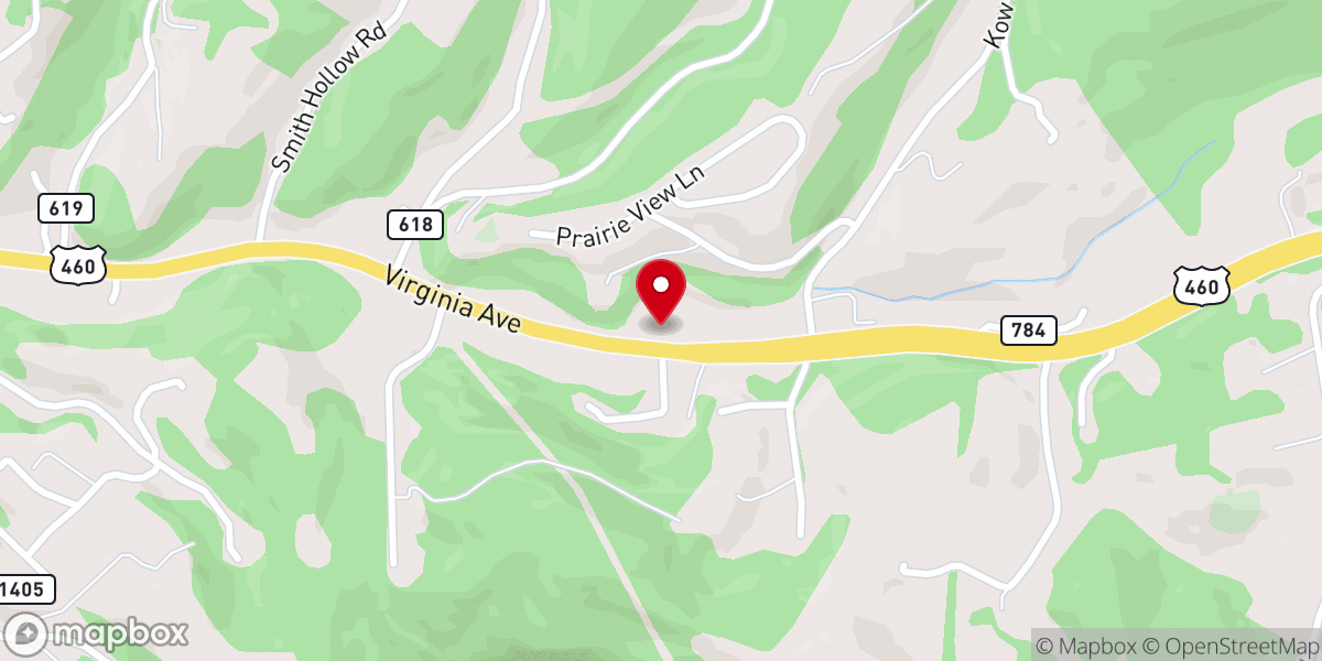 Map showing location of Pembroke Assembly of God Church