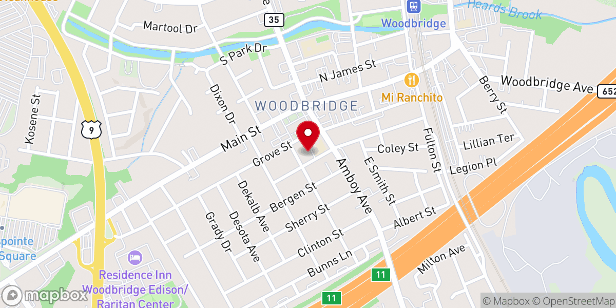 Map showing location of The Catholic Community of St. James