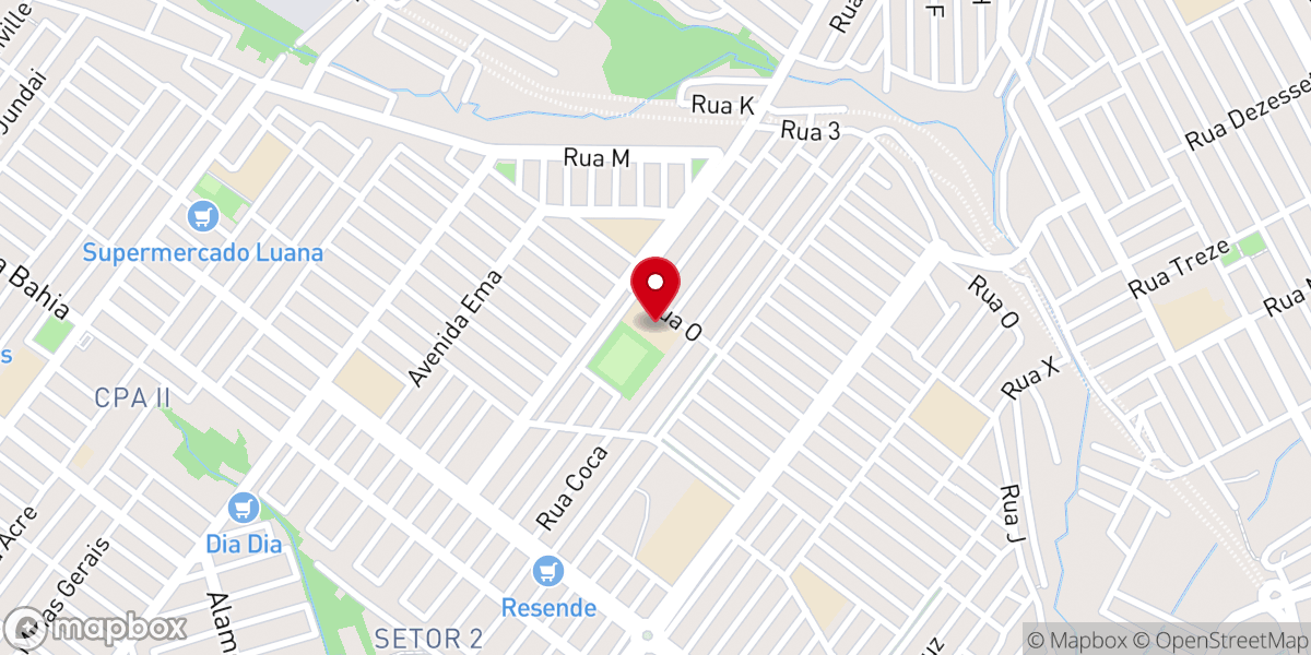 Map showing location of Paróquia Coração Imaculado de Maria