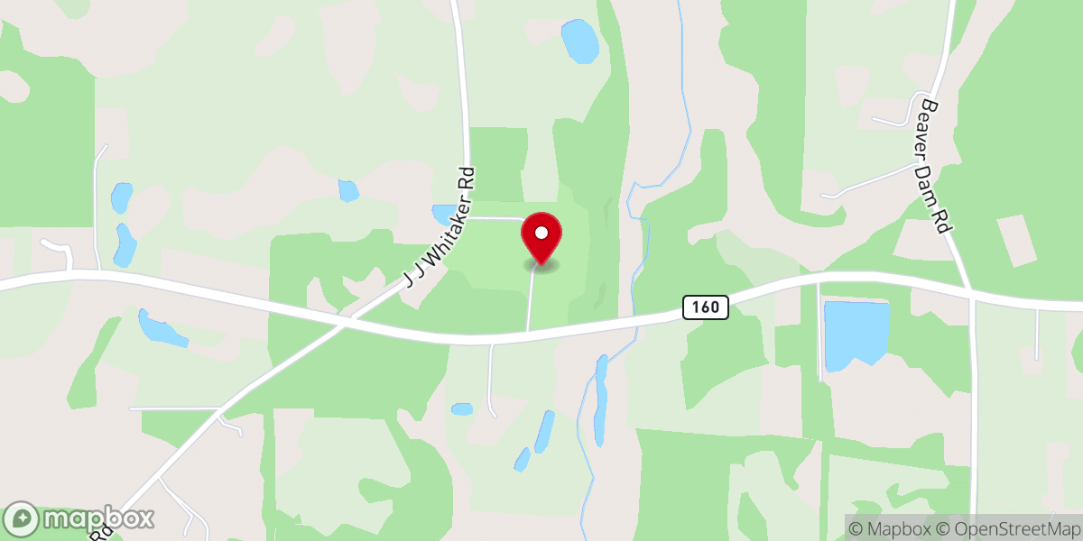 Map showing location of Bethlehem Family Camp