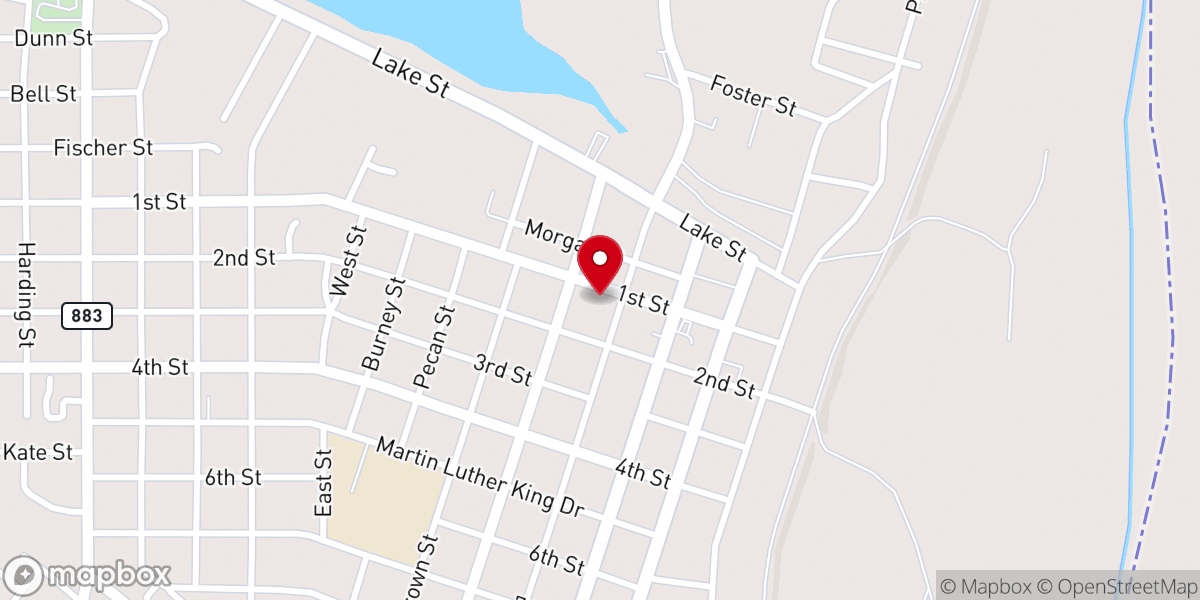 Map showing location of East Carroll Police Jury