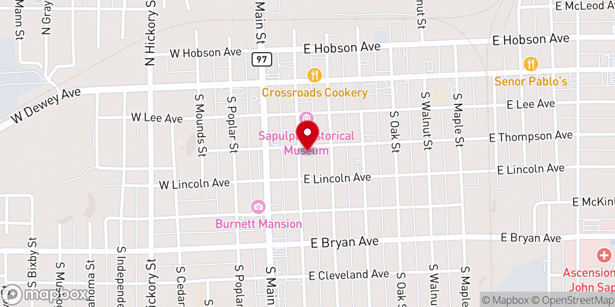 Map showing location of Praise Fellowship