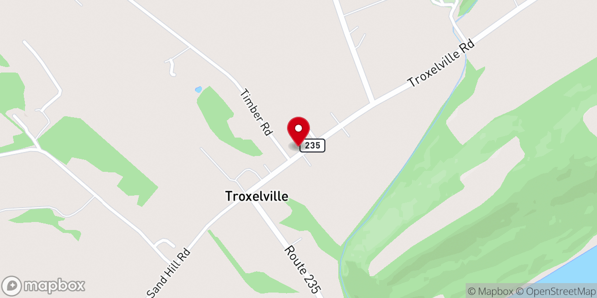 Map showing location of Messiah Evangelical Lutheran Church