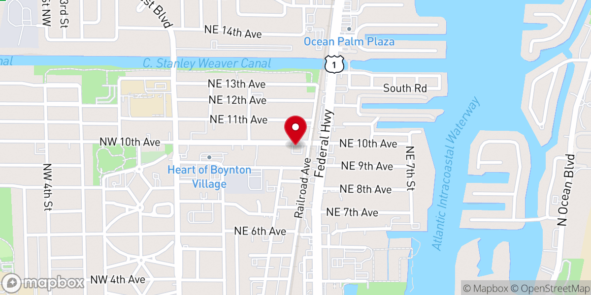 Map showing location of Love & Hope Ministries