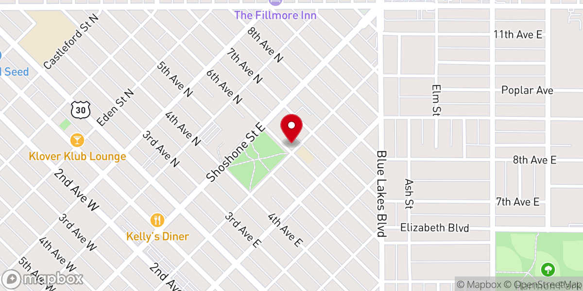 Map showing location of St Edward the Confessor Catholic Church