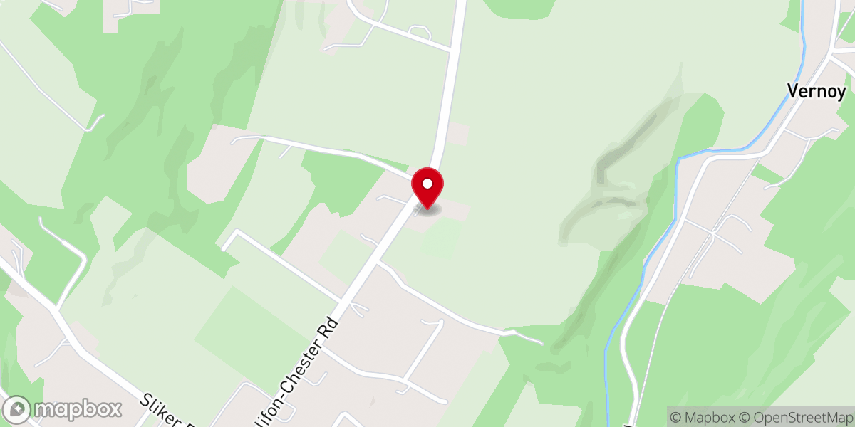 Map showing location of Melick's Town Farm - Califon Orchards