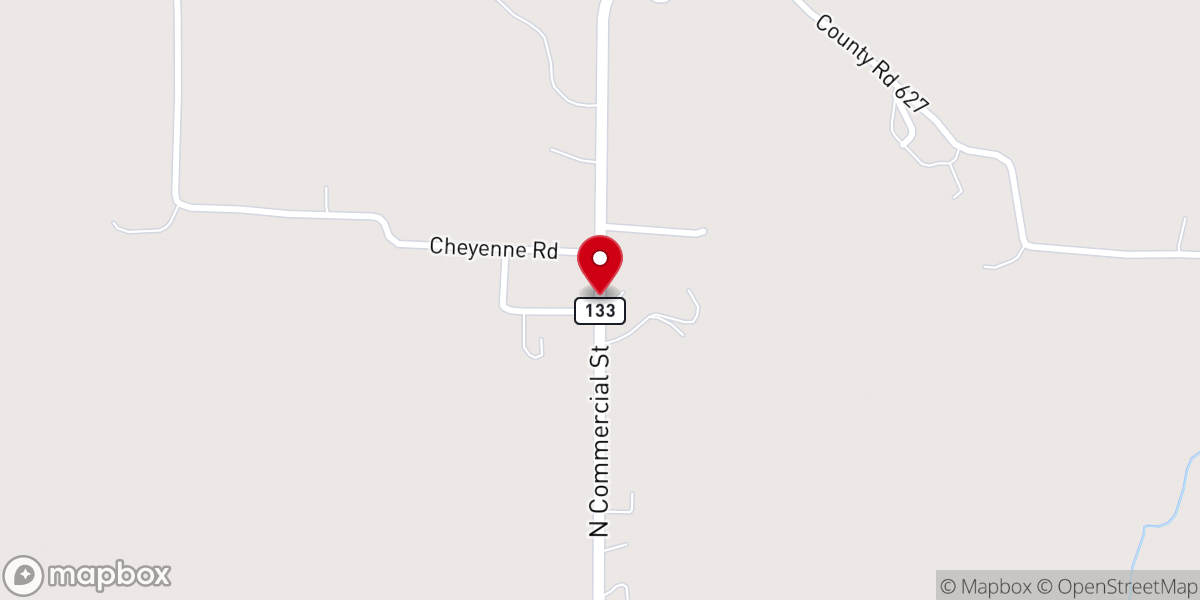 Map showing location of Lighthouse Worship Center