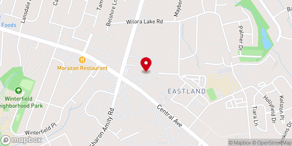 Map showing location of Casa Viva Church