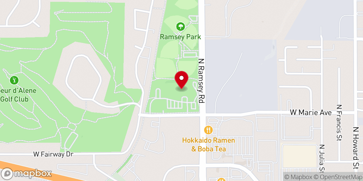 Map showing location of The Salvation Army Kroc Center