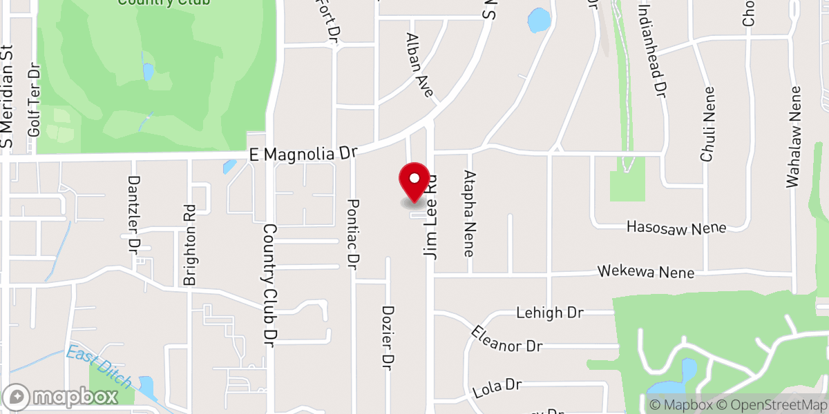 Map showing location of Synergy Church