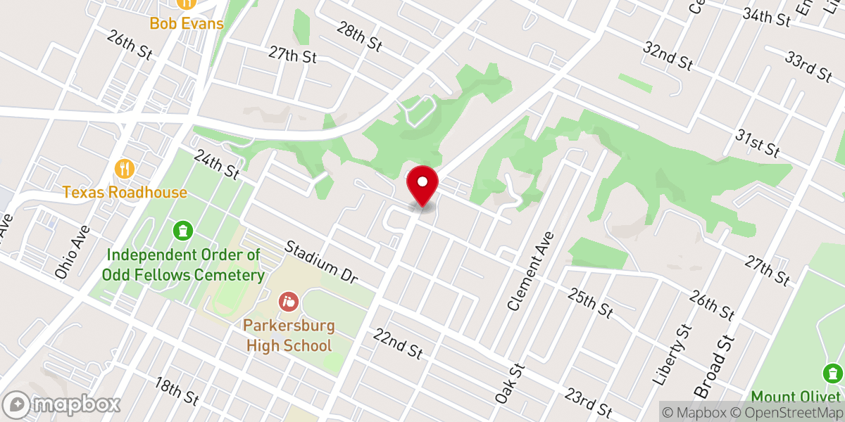 Map showing location of St. Margaret Mary