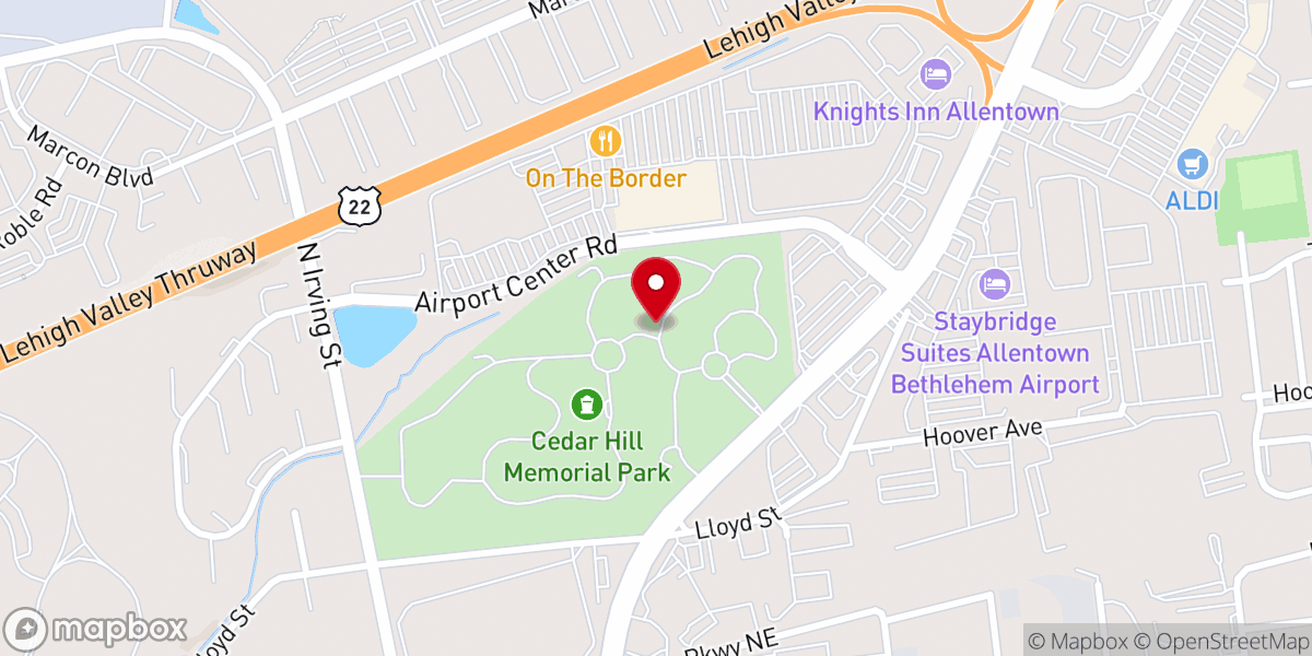 Map showing location of Christian Church the Gift of God Inc