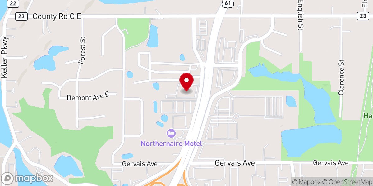 Map showing location of Hmong American Alliance Church
