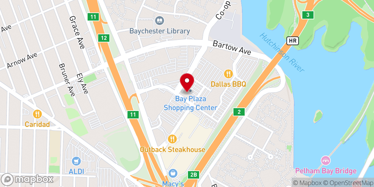 Map showing location of Bob’s Discount Furniture and Mattress Store