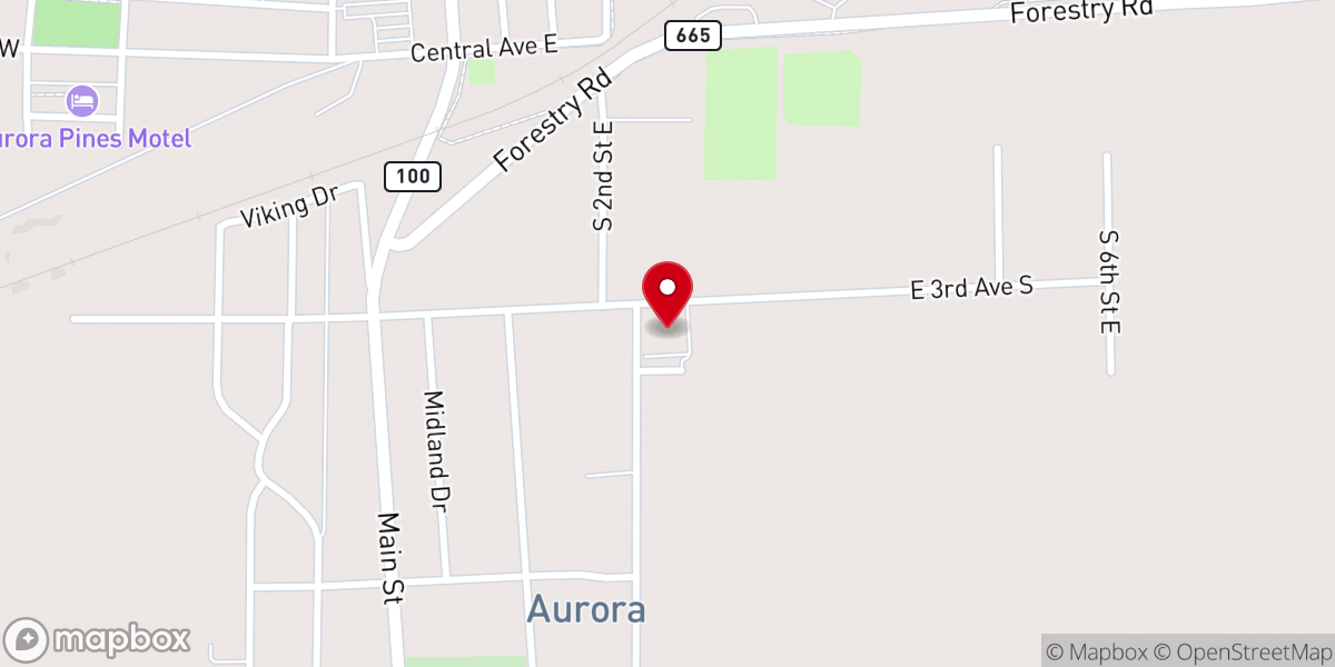 Map showing location of Our Savior's Lutheran Church