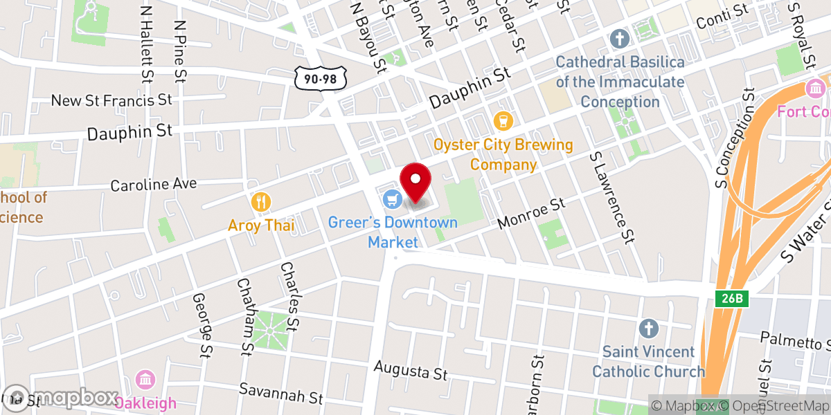 Map showing location of Church of Zion