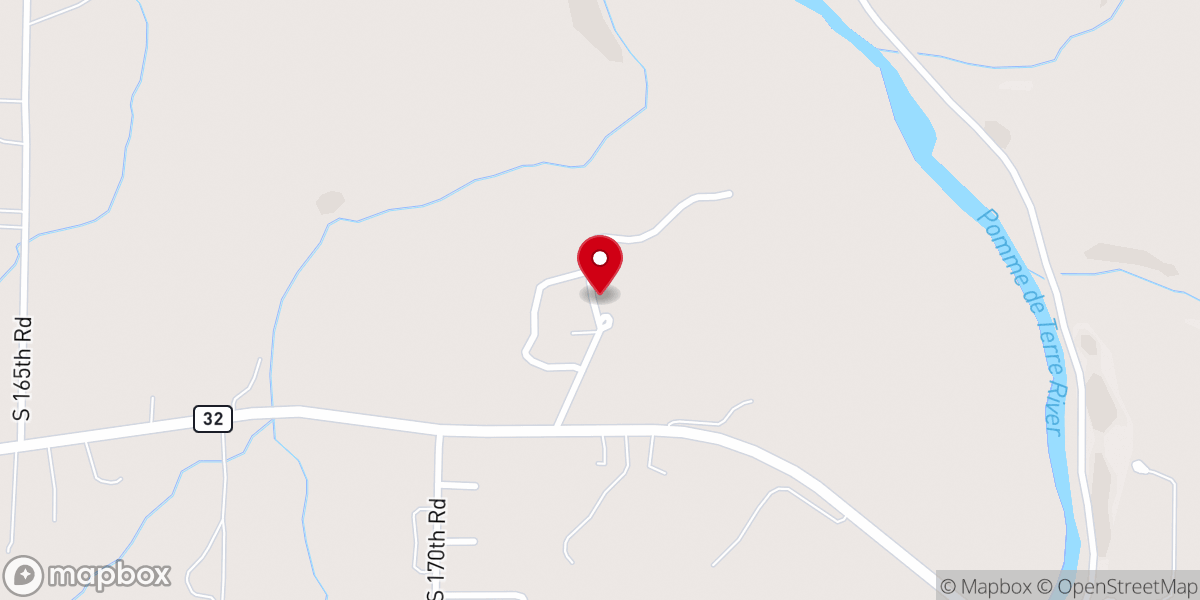 Map showing location of Pleasant Hill Church