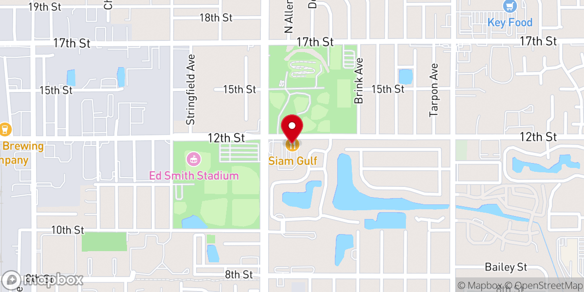Map showing location of New Life Tabernacle Sarasota