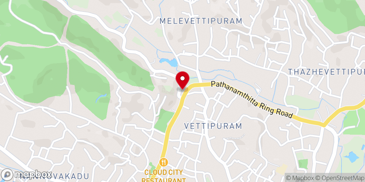 Map showing location of St. Mary's Orthodox Church