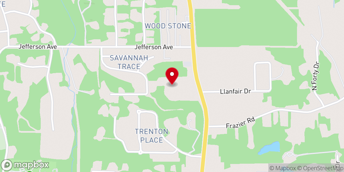 Map showing location of Grace Methodist Church