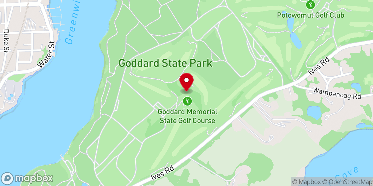 Map showing location of Goddard Memorial State Park