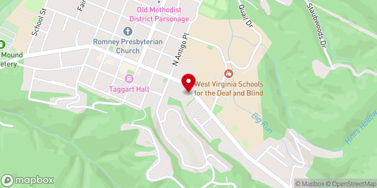 Map showing location of Saint Stephen's Episcopal Church