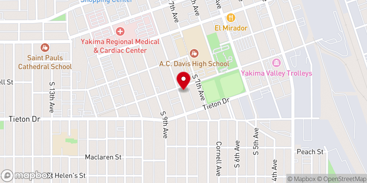 Map showing location of Unity Spiritual Life Center