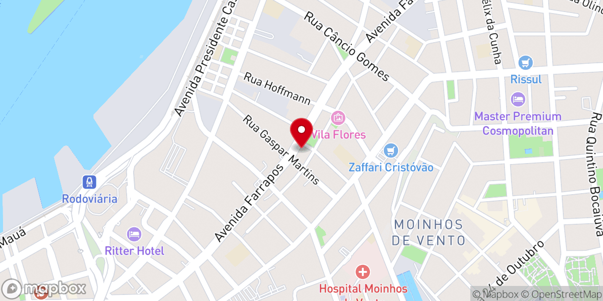 Map showing location of Despertai Cristo Vem