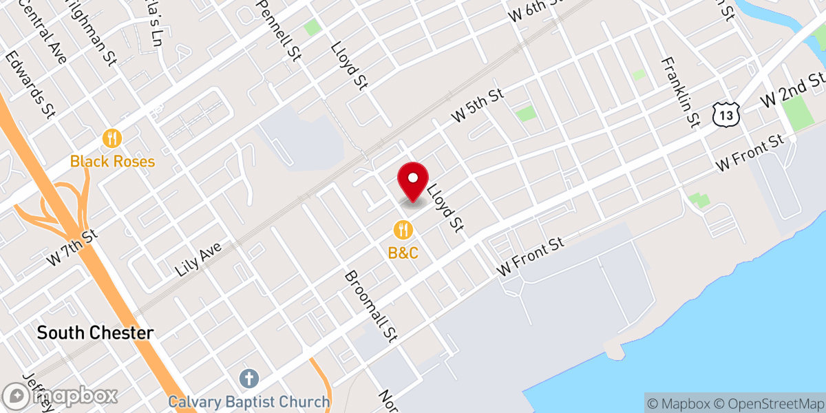 Map showing location of Deeper Christian Life Ministry