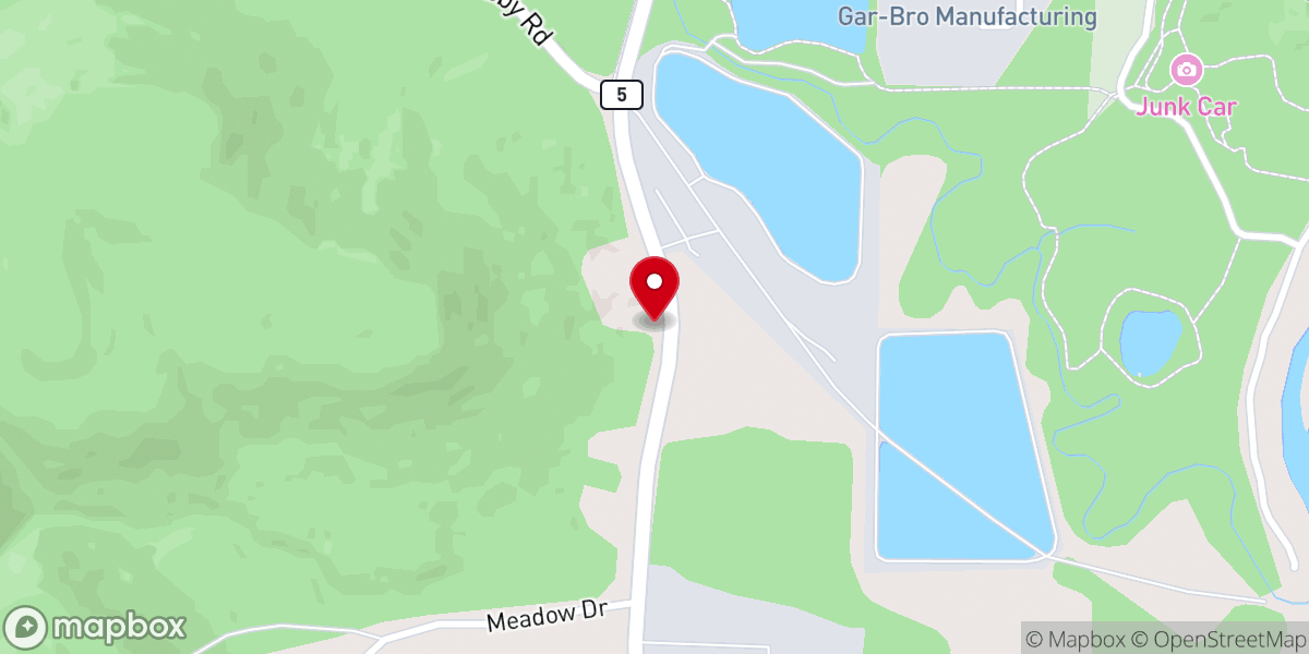 Map showing location of Clearview Baptist Church & Clearview Christian Academy
