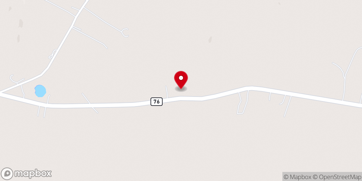 Map showing location of Port Royal United Methodist Church
