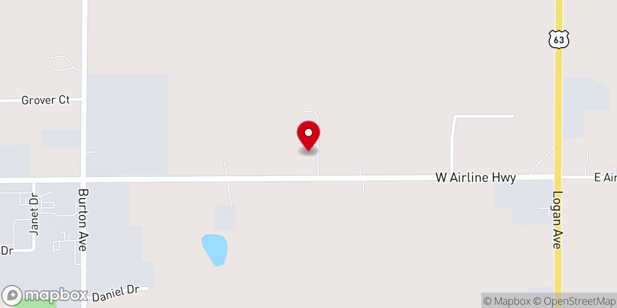 Map showing location of Seventh Day Adventist Church