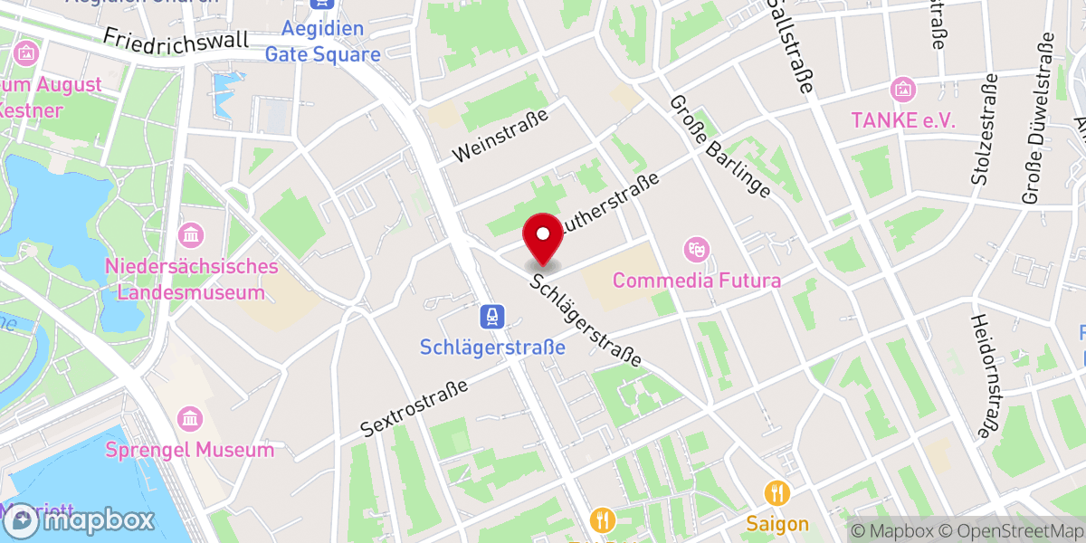 Map showing location of Adventgemeinde Hannover-Süd