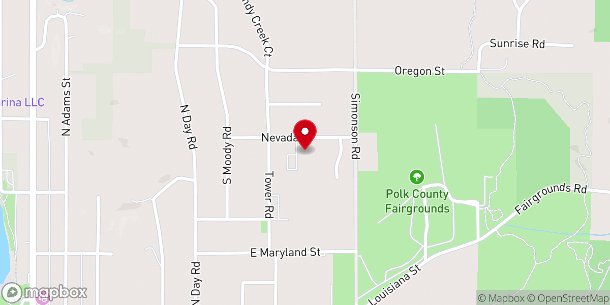 Map showing location of First Presbyterian Church