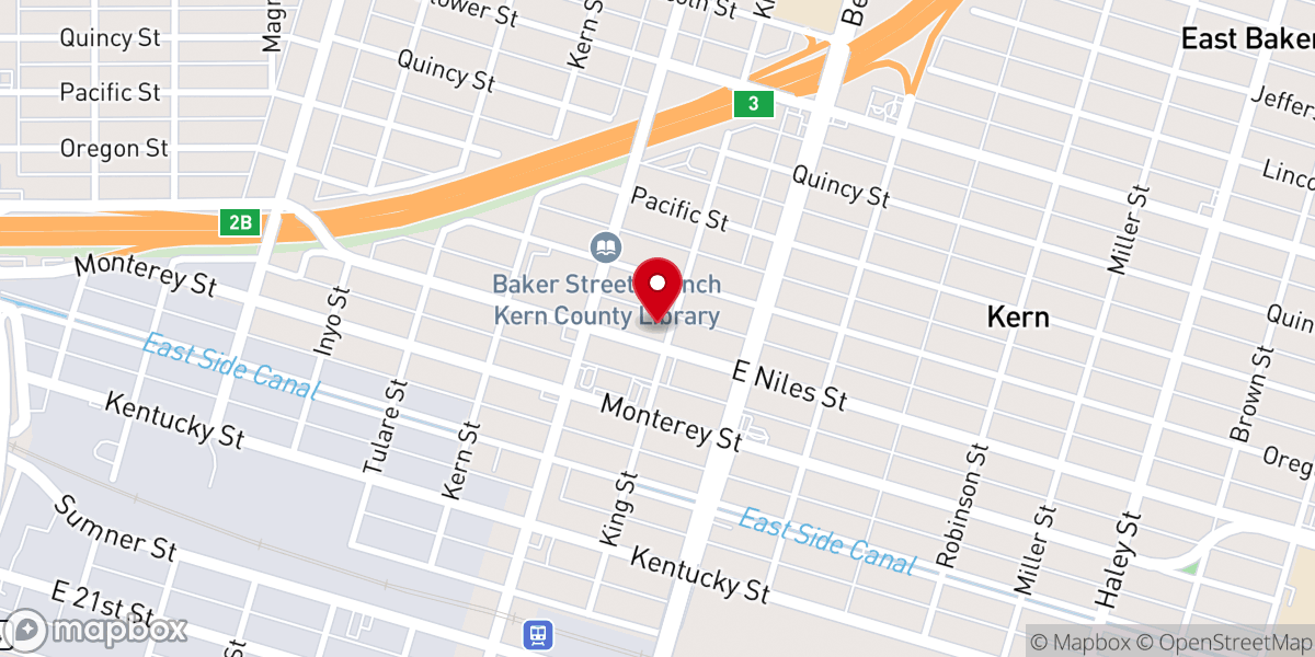 Map showing location of Trinity United Methodist Church